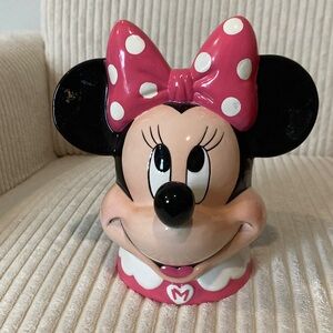 Minnie Mouse Ceramic Coin Bank